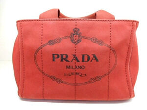 Prada Canapa handbag canvas red